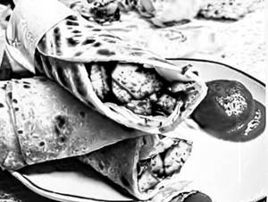 Paneer Egg Roll