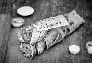 Chicken Seekh Kabab Egg Roll
