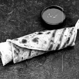 Veg Paneer Roll with Laccha Paratha