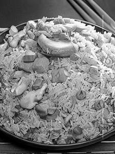 Chicken Mushroom Fried Rice