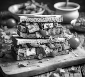 Paneer Tikka Sandwich