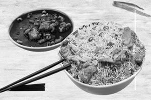 Chicken Triple Fried Rice