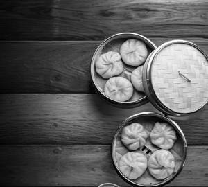 Veg steam momos