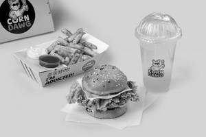 Seoul Burger Combo ( Veg Burger + Fries + Drink)