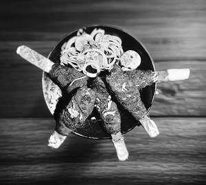 Veg chatpati tangdi kebab [4 pieces]