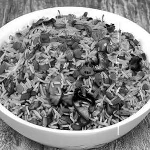 Garlic Mushroom Fried Rice