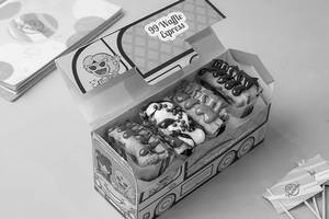 Chocolate Pocket Waffle Box