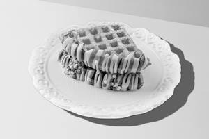 Xoxo Chocolate Waffle