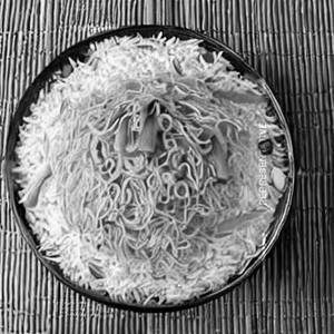 Egg chowmein rice