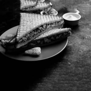 Achari Paneer Sandwich