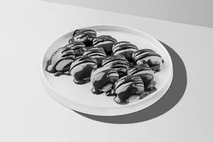 Dark Chocolate Pancakes 6 Pcs