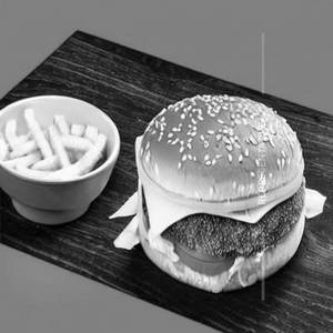 Double Cheese  Burger (Zinger)