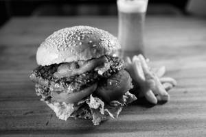 Exotic Chicken Steak Burger