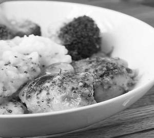 Chicken Steak with honey garlic sauce