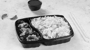 Prawns Chilli With Prawns Fried Rice