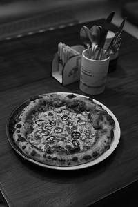 Basil Pesto, Chilli, Garlic Pizza