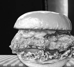 Chicken zinggy peri peri burger