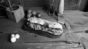 Mushroom Cheese Steak Panuozzo