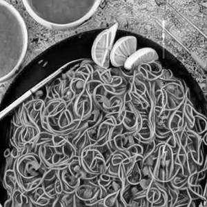 Veg Manchurian Noodles Plane