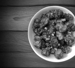 Mushroom Manchurian Dry