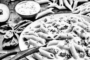 Chicken AlFrido Penne Pasta