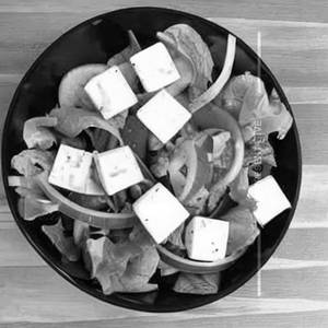Paneer Salad In Gouda Dressing