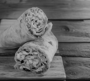 Chapathi Egg Bhurji Roll