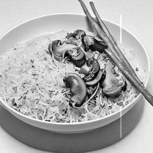 Mushroom Frie Rice