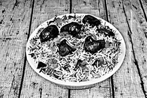 Mushroom Hyderabadi Biryani