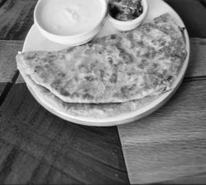 Aalu Parantha with Homemade Pickle