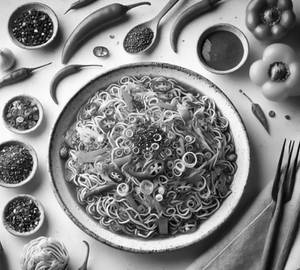 Spicy hakka noodles