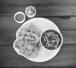 Kulcha with Nutree Masala and Green Chutney