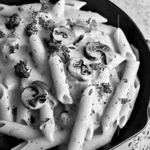 Chicken Pasta Penne Creamy Mushroom Sauce