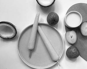Chikoo With Coconut Milk