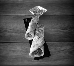 Crispy Chicken Wrap With Cheese