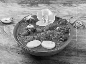 Veg Kadai Green Gravy