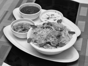 Chicken Biryani + Raita