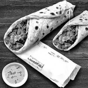 Double Keema Chicken Roll