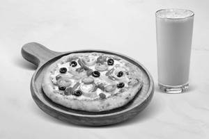 Veg Bonanza Pizza & Reg-Classic Cold Coffee