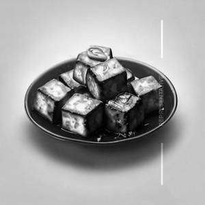 Pan Fried Paneer Cubes
