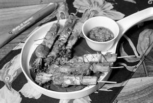 Grilled Satay - Sate' (cottage Cheese Paneer)