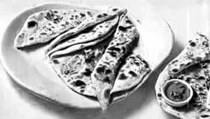 Mutton Paratha Shawarma 