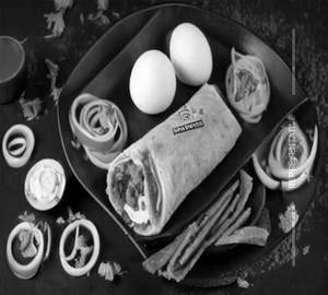 Double Egg Double Mutton Seekh Roll