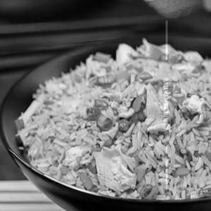 Singapore Chicken Fried Rice
