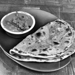 Veg Tawa Paratha Shawarma