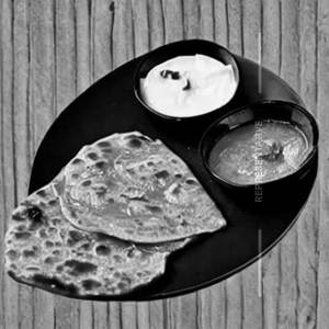 Onion Parantha Butter Made [Full]