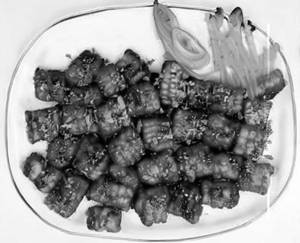 Baby corn Schezwan