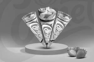 Cornetto Strawberry Vanilla (105ml x 3 pcs)