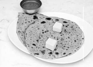 Aloo Pyaz Cheese Da Paratha
