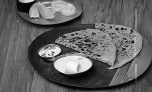 Aloo Paneer Da Paratha